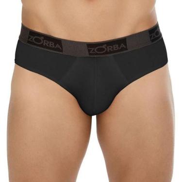 Imagem de Cueca Slip Anatômica Zorba 716 Cotton, Preto, G