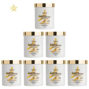 Imagem de Kit 7 Pó Descoloante Precision Platine White Dyusar 500g - Dyusar  Cos