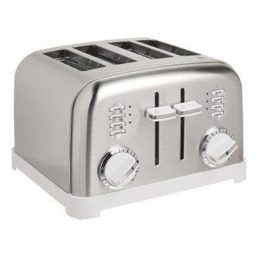 Imagem de Torradeira Clássica De Metal Com 4 Fatias Cuisinart Cpt-180w CPT-180WP1