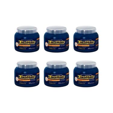 Imagem de Creme Alisante Lisahair Liso Queratina 550G - Kit Com 6Un