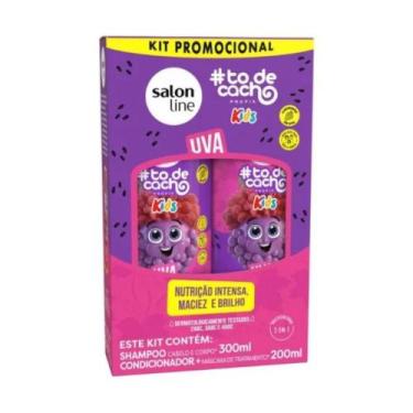 Imagem de Kit Salon Line To de Cacho Kids Uva Shampoo 300ml e Condicionador 200m