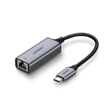 Imagem de Adaptador Ugreen Usb-c Para Rede Rj45 Gigabit 10/1000 Mbps