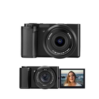 Imagem de Câmera Digital 5K HD, Câmeras Profissionais Com Zoom óptico de 64 MP 5X para Fotografia, Câmera Vlogging para YouTube, Câmera Sem Espelho Com Tela Sensível Ao Toque Giratória de