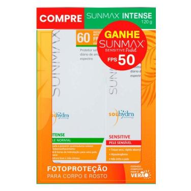 Imagem de Sunmax Kit - Protetor Solar Facial Intense FPS60 + Sensitive FPS50, Ki