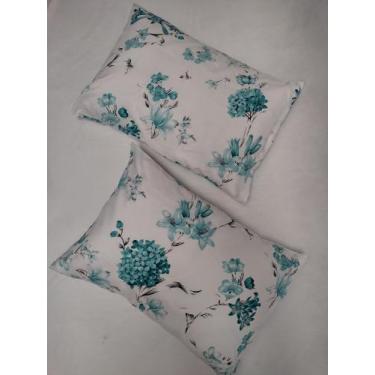 Imagem de Kit 4 Fronhas Estampadas Com Zíper - 100% Algodão 160 Fios - rv.decor,