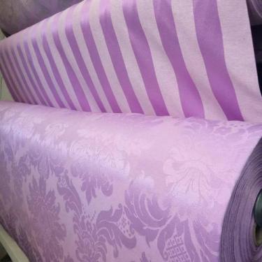 Imagem de Tecido Jacquard Lilás Listrado 2.80m de Largura - Sua Casa Decor