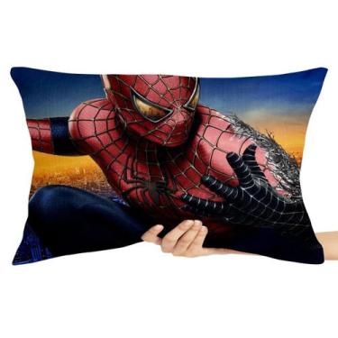Imagem de Capa Travesseiro fronha com ziper 50x70  Homem Aranha negro - Empório 