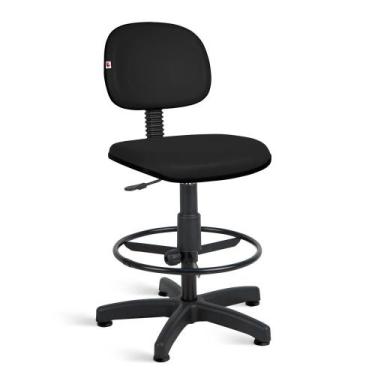 Imagem de Cadeira Caixa Alta Secretária Balcão Portaria tecido SPT - Shopcadeira