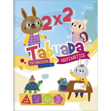 Imagem de Livro Cartilha de Atividades Tabuada Matemática + De 100 Adesivos Apre
