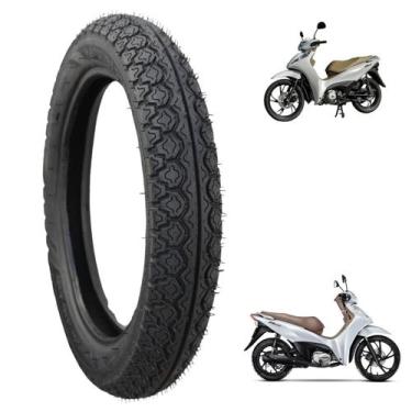 Imagem de Pneu Traseiro Biz 80/100-14 Honda Moto Pop 100 Aro 14 - Marques Pneus,