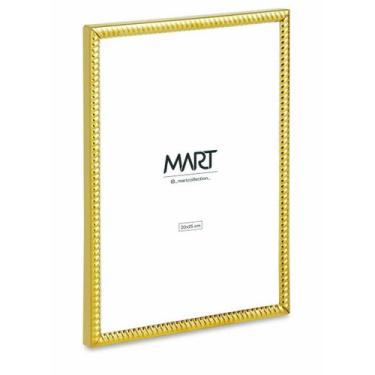 Imagem de Porta Retrato 20x25 Dourado em Metal 12521 Mart