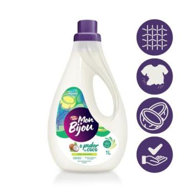 Imagem de Lava Roupas Finas Delicadas Oleo Coco Mon Bijou 1L Bombril