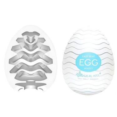 Imagem de Egg Magical Kiss Wavy Masculino Cyberskin - Sexy Import