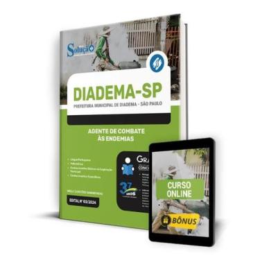 Imagem de Apostila Prefeitura de Diadema - SP 2024 - Agente de Combate às Endemi