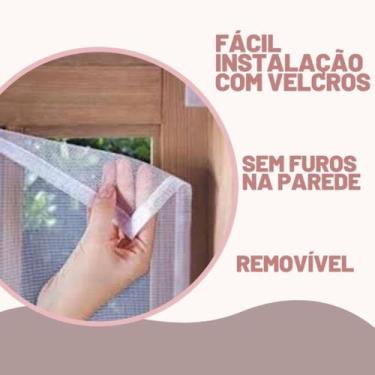 Imagem de Tela Mosquiteiro Pernilongo Mosquito Janela + Fita Proteção Tranquilid