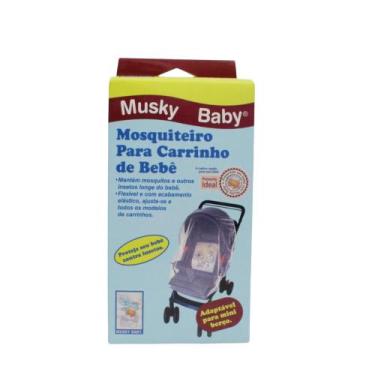 Imagem de Mosquiteiro Para Carrinho de Bebê Mini Berço e Bebê Conforto - Musky B