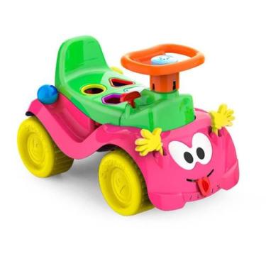 Imagem de Veiculo para bebe totokinha bolinha menina cardoso toys, Rosa