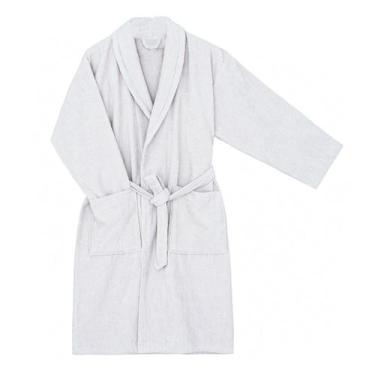 Imagem de Roupão Buddemeyer Urban 100% Algodão Fio Penteado Canelado Veludo Tama