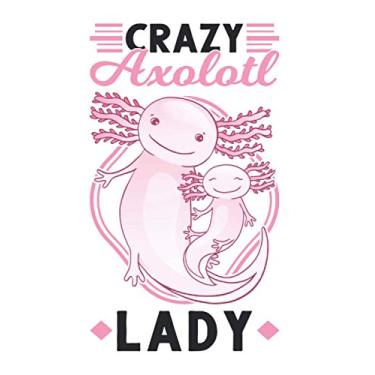 Imagem de Axolotl Notebook: Crazy Axolotl Lady Corolla Girl Aquarium / 6x9 inches / 120 dotted sites