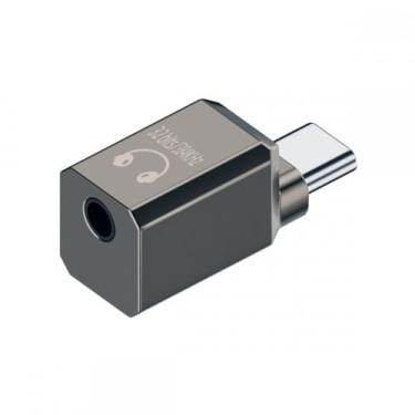 Imagem de CY Adaptador de áudio tipo C USB-C para DAC 3,5 mm HiFi Audio AUX & MIC placa de som 384kHz 32bit adaptador KT02H20 compatível com OMTP CTIA com laptop, tablet, telefone