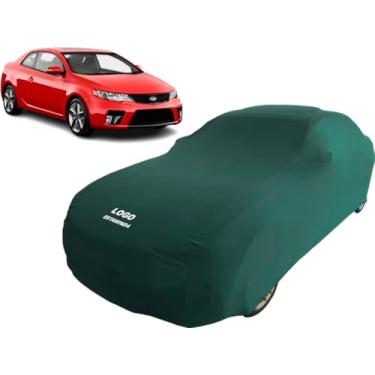 Imagem de Capa Carro Kia Cerato Koup Protege Pintura Tecido Macio (Verde)