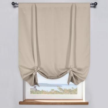 Imagem de DONREN Cortina Taupe Tie Up 86 x 137