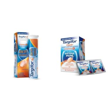 Imagem de Kit Targifor C Vitamina C e Arginina 16 comprimidos efervescentes + TARGIFOR CEWIN® 1G Comprimidos Efervescentes com 10 comprimidos