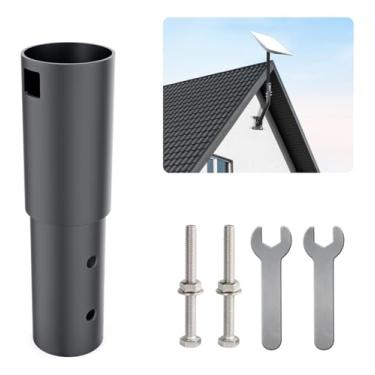 Imagem de ATHENIX Suporte para Antena Starlink V2, Montagem Ajustável, Alumínio Reforçado, Fixação para Telhado e Parede, Resistente às Intempéries, Uso Externo, Compatível Starlink Gen 2 e 3