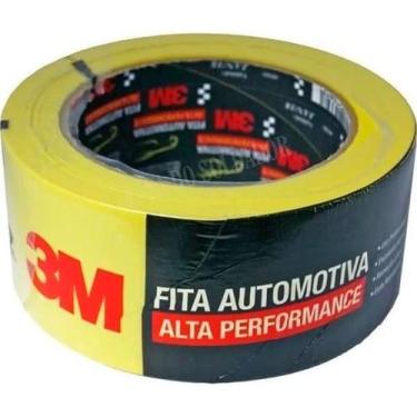 Imagem de Fita crepe 48x40mm amarela 3m premium - marca, Sem Variação