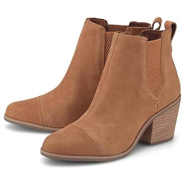 Imagem de TOMS Botas femininas Everly Pull On Ankle Boots, Bronzeado, 38