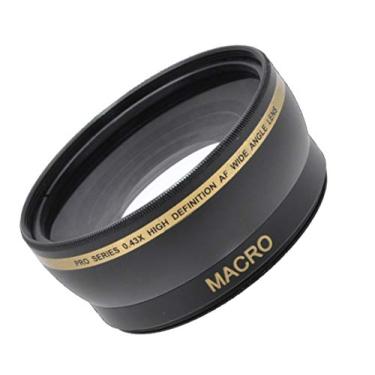 Imagem de Big Mike'S Lente grande angular de 58 mm 0,45X para Canon Digital Eos Rebel T1I, T2I, T3, T3I, T4I, T5I, Sl1, Eos60D, Eos70D, 50D, 40D, 30D, Eos 5D, Eos1D, Eos5D Mark 2, Eos D câmeras digitais Slr que