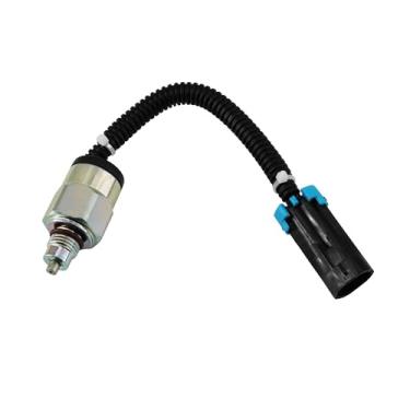 Imagem de Ovabeyna 87445987 84128131 Válvula solenoide de 12 V compatível com retroescavadeira 410 420 420CT 430 435 440 440CT 445 445CT 450 450CT 465 580N 580N EP 580N SN 5800 SN WT 590SN New Holland C185 L180