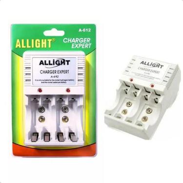 Imagem de Carregador De Pilha Aa, Aaa E Bateria 9v Recarregável Bivolt - OTEMU