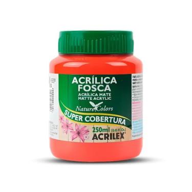 Imagem de Tinta Acrílica Acrilex Fosca 250ml Escolha a Cor, 517 - LARANJA