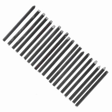 Imagem de Cinzel de Bigorna de Jóias, Ferramentas de Escultura de Textura, Kit de Aço Inoxidável de 20pcs para Fabricação de Padrões, Equipamento de Ourives de Dureza Com Diâmetro de (20pcs)