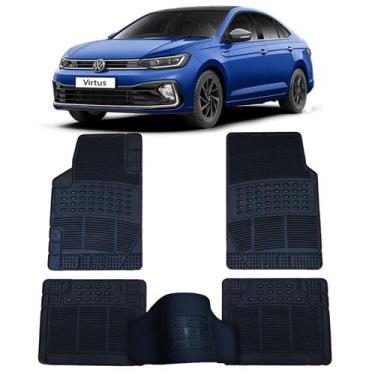 Imagem de Tapete Automotivo Volkswagen Virtus Todos os Anos e Versões em Pvc Eco