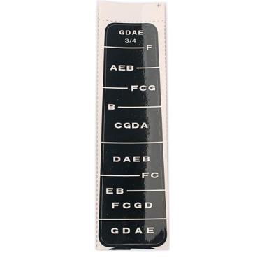 Imagem de RuiJOTWAT 10 peças adesivos de escala de violino 3/4 aprendem escalas de violino adesivos de notas de escala de violino adesivos de traste decalques acessórios de parte de violino iniciante