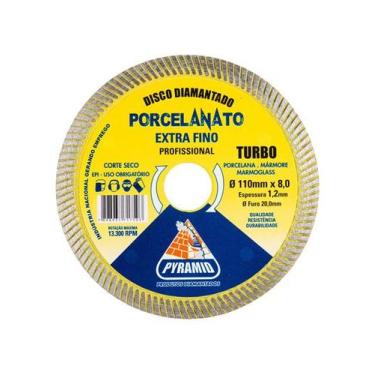 Imagem de Disco Diamantado Porcelanato Turbo (Extra Fino) 110 X 20 X 8 - REF: PY