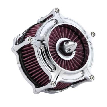 Imagem de Filtro de ar de motocicleta para Harley Air Cleaner Davidson limpadores de entrada de ar Harley Softail Touring Street Road King Glide Powersports Filtros de ar A para 91-25 Sportster XL 883 1200 48