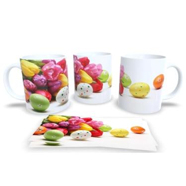Imagem de Canecas Branca de Porcelana Personalizadas Pascoa 4 (Pascoa 76)