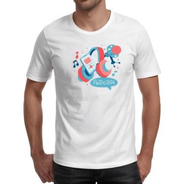 Imagem de Camiseta Unissex Podcast elementos - Alearts, P