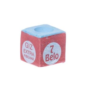 Imagem de Giz para Taco Sinuca/Bilhar de Ponteira de Borracha Azul 7 Belo