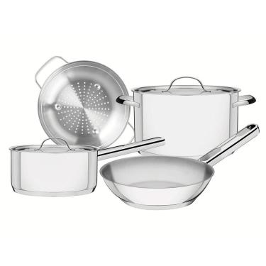 Imagem de Conjunto de Panelas em Aço Inox com 04 Peças Ísis - Tramontina