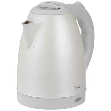 Imagem de Chaleira Elétrica 1,7L em Aço Inoxidável com Fervura Rápida, Desligamento Automático e Base Giratória, 1100W, COOK WITH COLOR, Creme