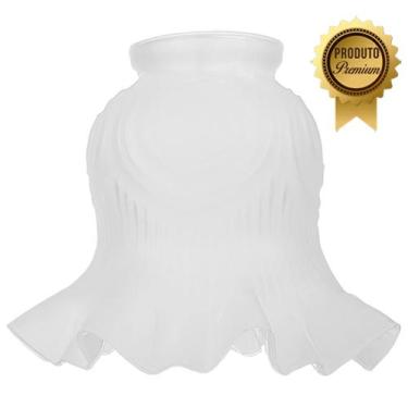 Imagem de Tulipa Caracol Com Colar Fosca P/ Pendente Lustre Arandela - Jota Ilum