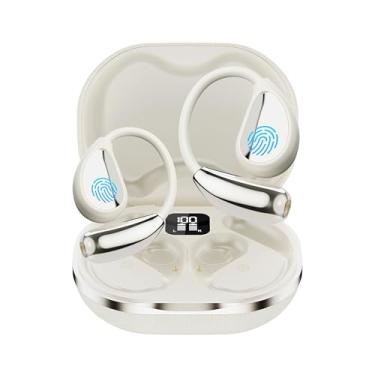 Imagem de Fones de ouvido para tradutor de idiomas AI, fones de ouvido de tradução 3 em 1 em tempo real OWS 144 idiomas e acentos, dispositivo de tradução para aprendizado de negócios em viagens (branco)