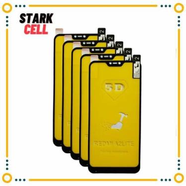 Imagem de Kit 5 Películas Gel Cerâmica 5D/9D Total para Redmi A2 Lite - Proteção