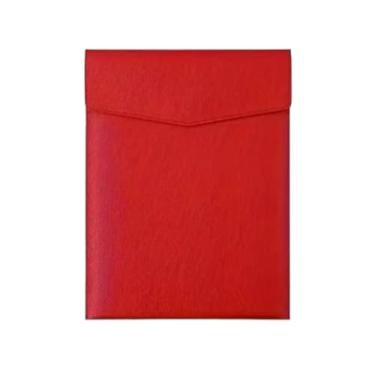 Imagem de Pasta Premium Pasta organizadora de capacidade Pasta de escritório(Vermelho)