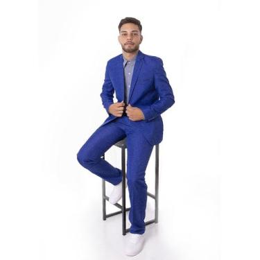 Imagem de Terno social masculino direto da fabrica diversas cores - Alves Alfaia