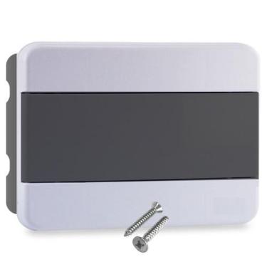 Imagem de Quadro Distribuição Embutir Mondiale até 8 Disjuntores Centro Caixa de